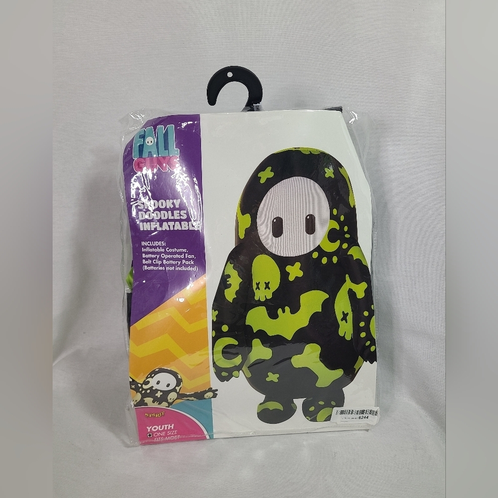 FALL GUYS SPOOKY DOODLES INFLATABLE COSTUME YOUTH ONE SIZE- No Battery Pack